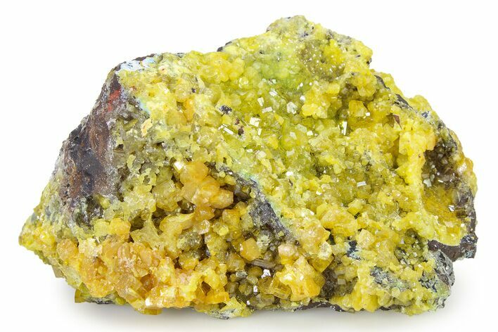 Yellow-Orange Pyromorphite Crystal Cluster - DR Congo #322644